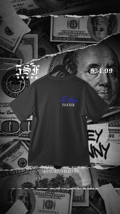 “CHASE A BAG” BLUE TEE