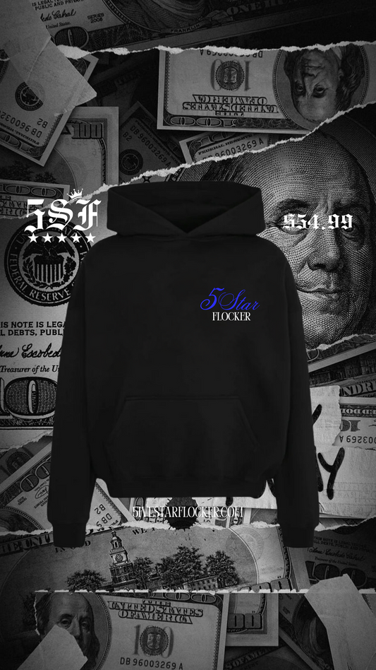 “CHASE A BAG” BLUE HOODIE